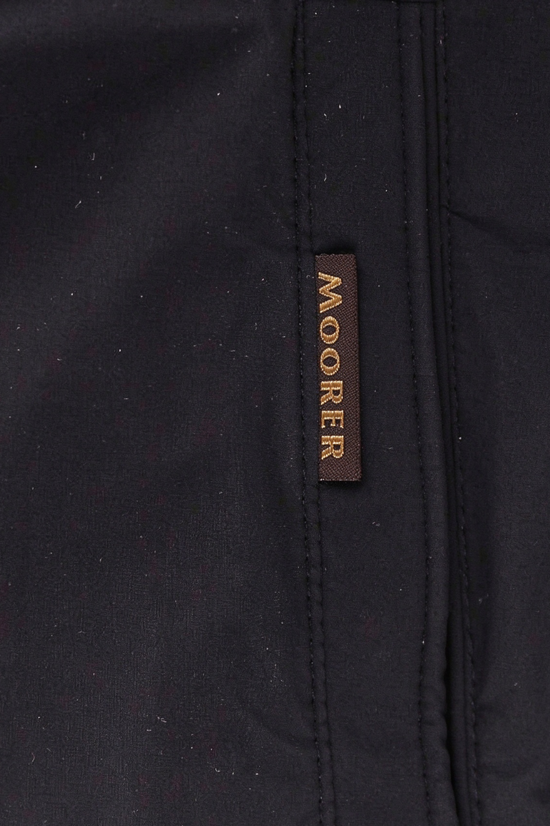 MooRER ADE-AC Collared Shirt Jacket Nero
