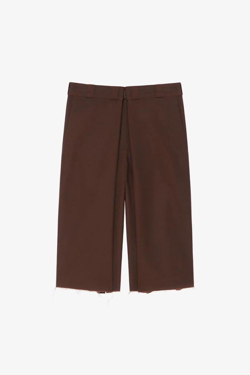 Givenchy Pleated Extra Large Chino Short_Brown