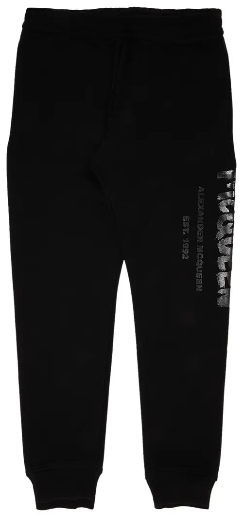 Alexander McQueen Graffiti Joggers 'Black/Black'