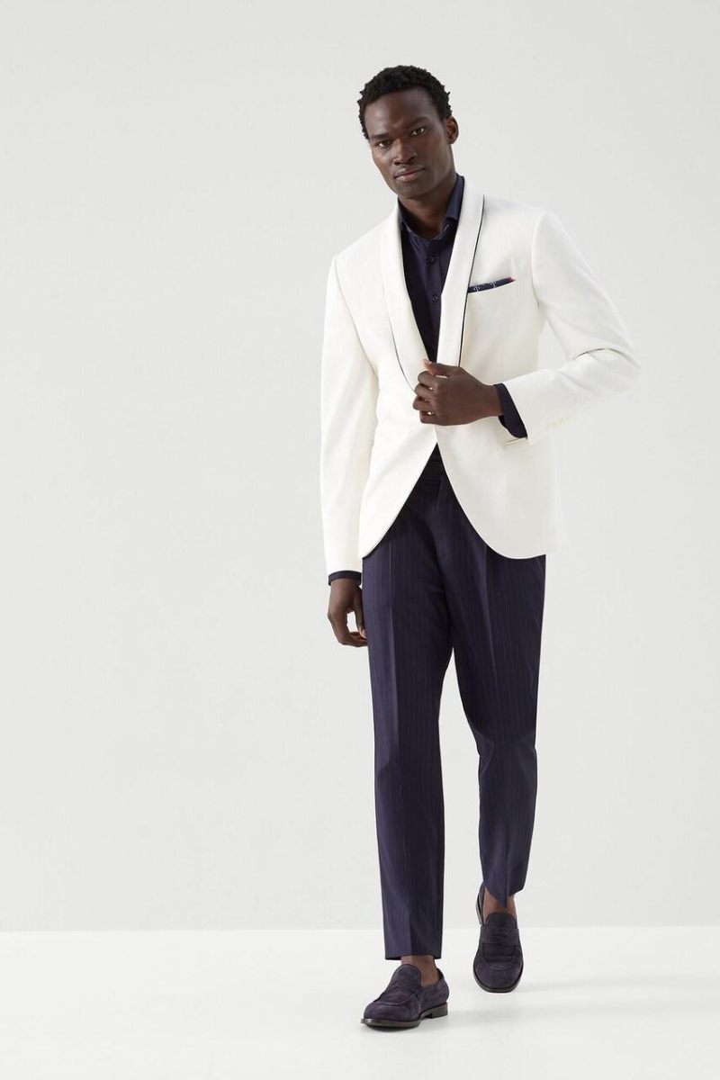 Brunello Cucinelli Men's Silk-Blend Polo (MTS463914P)