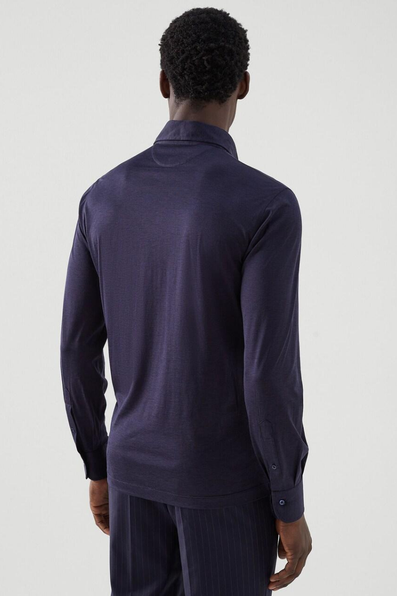 Brunello Cucinelli Men's Silk-Blend Polo (MTS463914P)