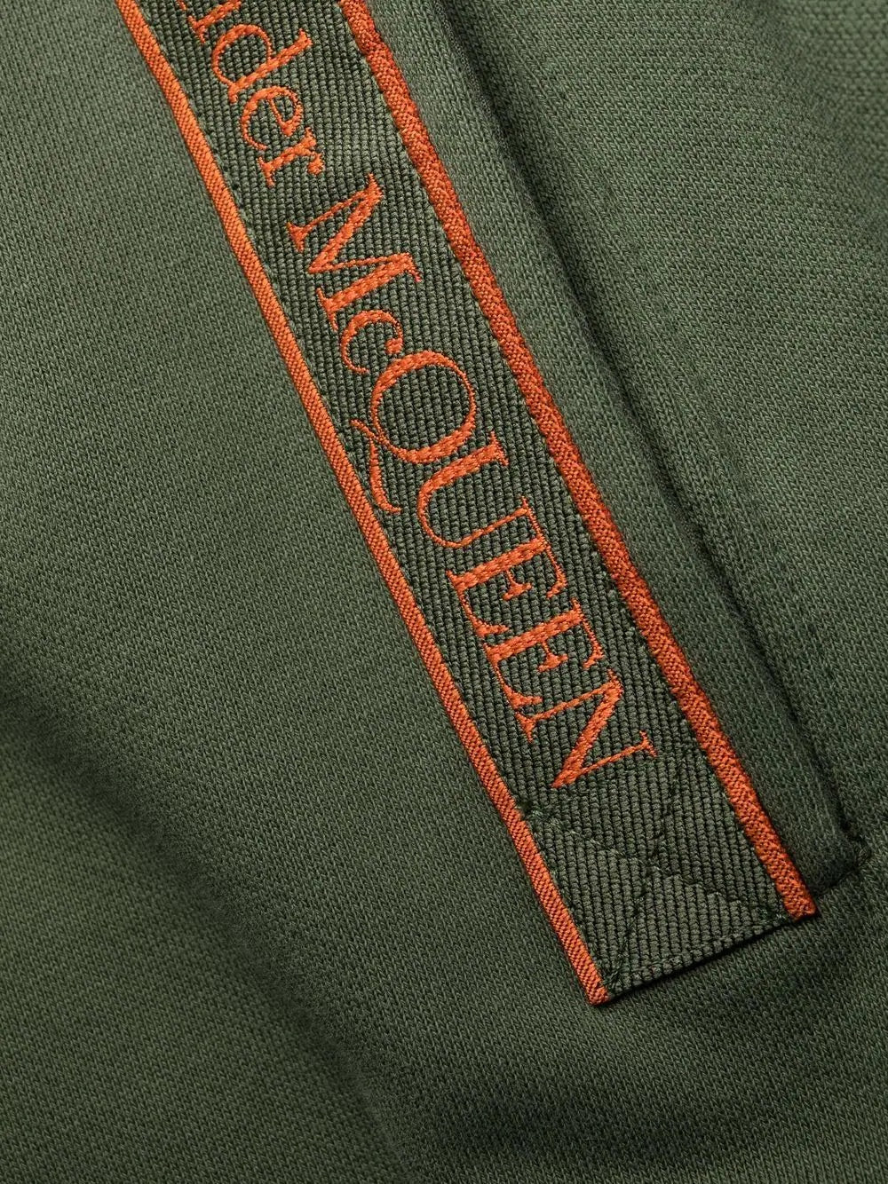 Alexander McQueen  slim-fit cotton track pants