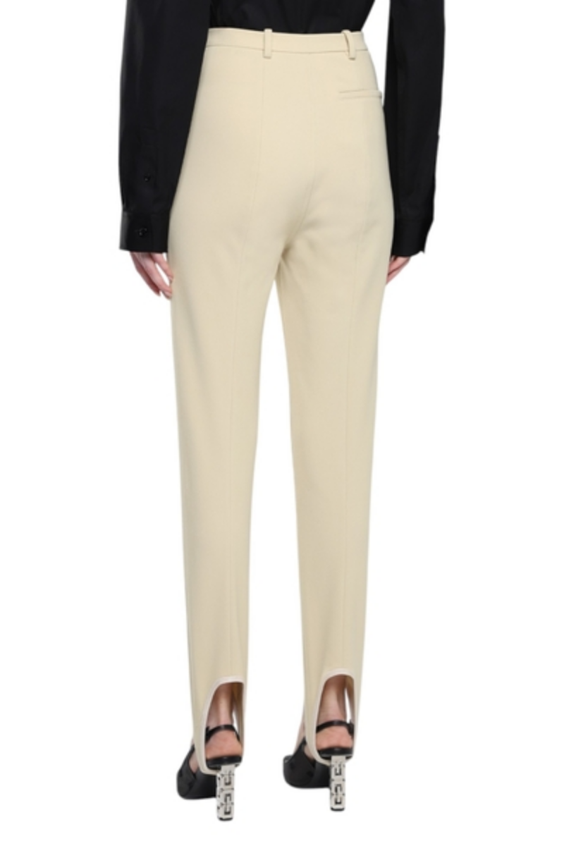 Givenchy High Waist Stirrup Pants_Golden Sand
