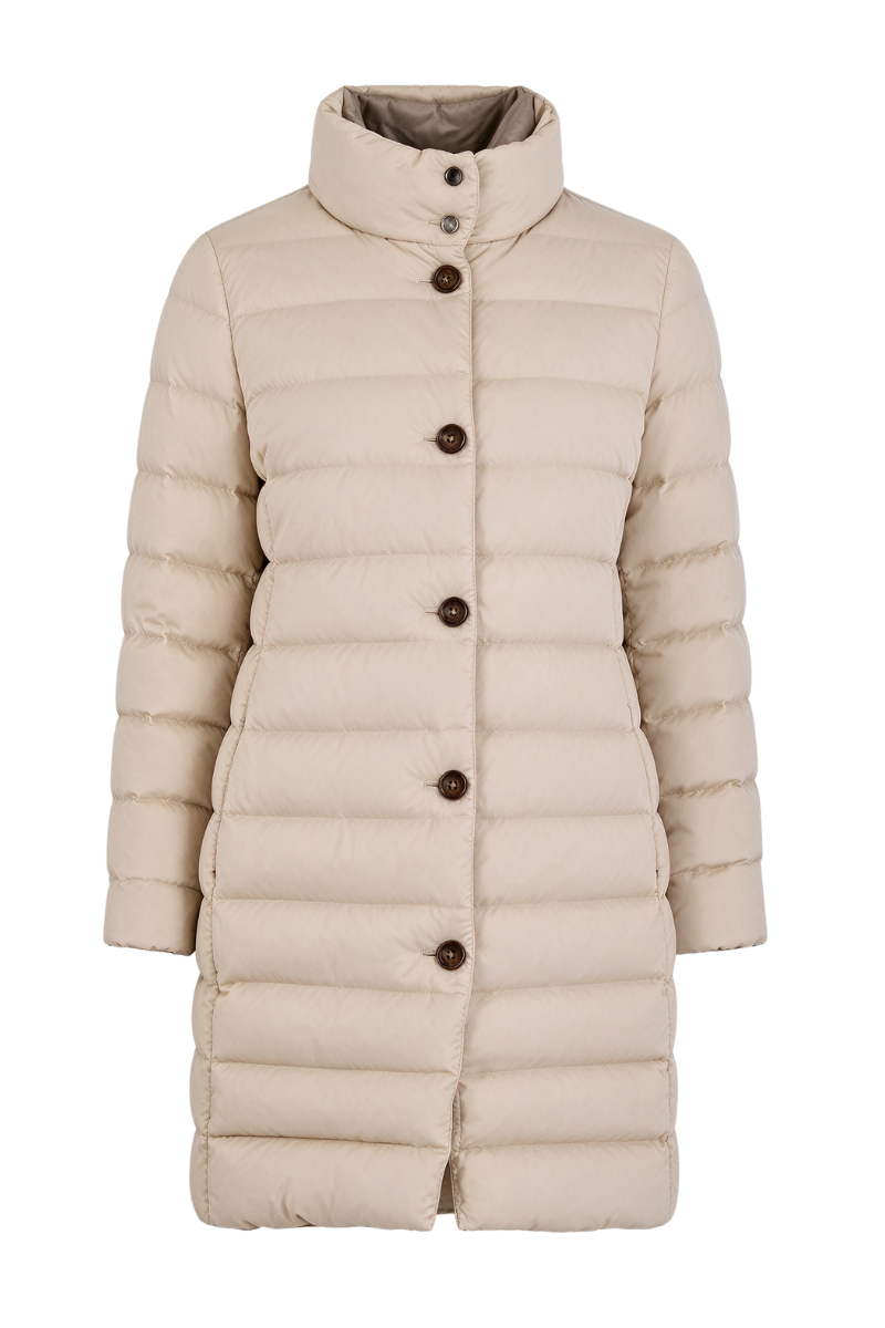 MooRER APHELIAS3 Down Coat Almond
