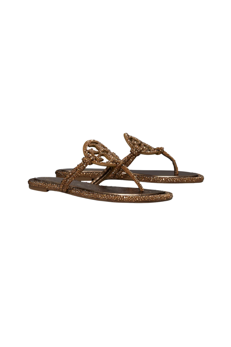 Tory Burch Miller Knotted Crystal Copper Freeze 185289-293