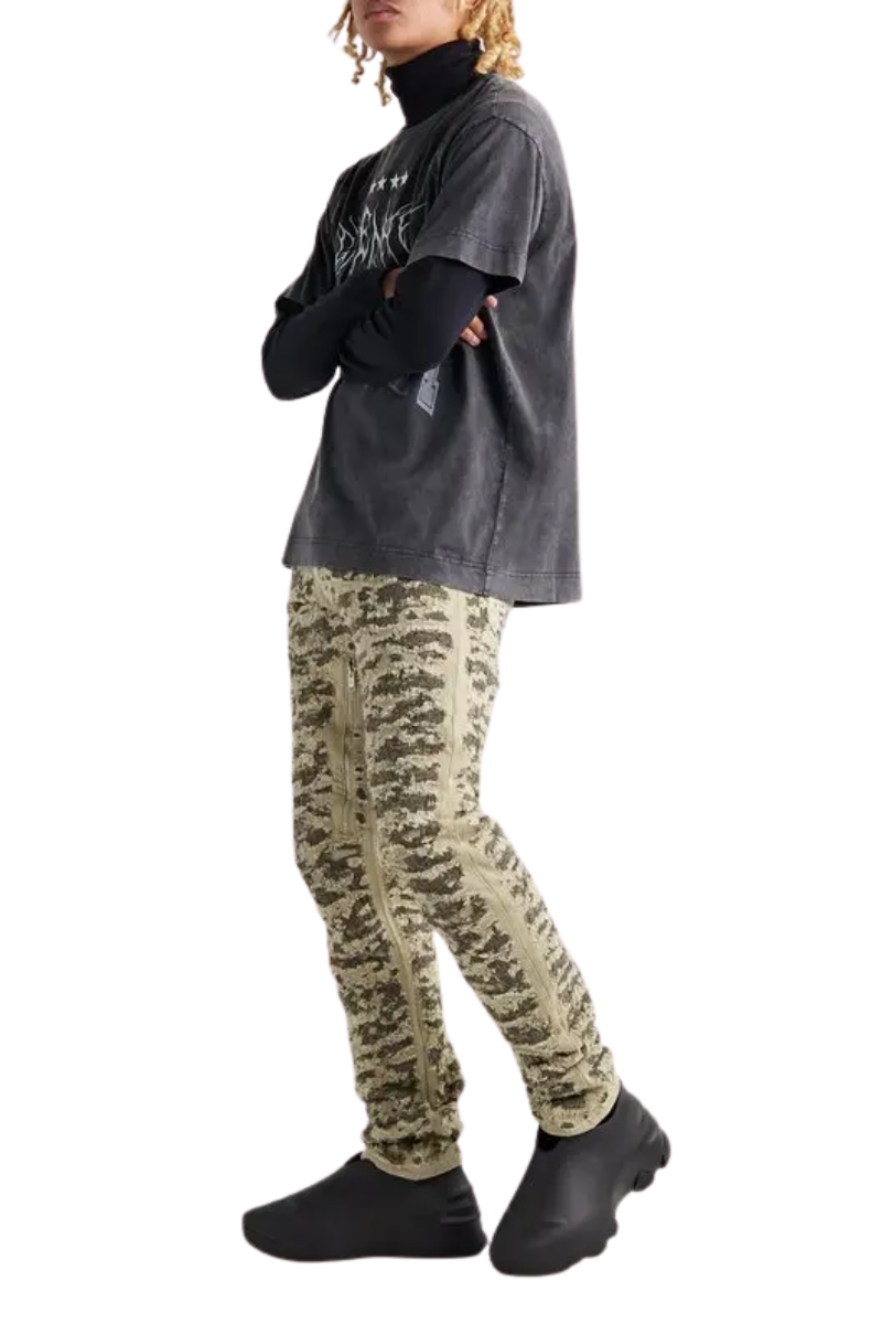 Givenchy Straight-Leg Distressed Stitch Jeans BM512W5Y3L