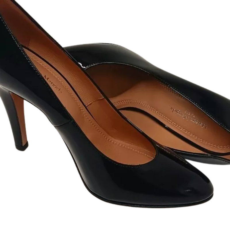 Womens | Maison Margiela Patent Leather Court Pumps (Black)