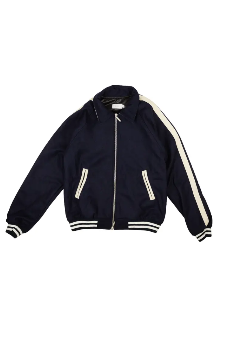 RHUDE Boys Signature Bomber - Navy
