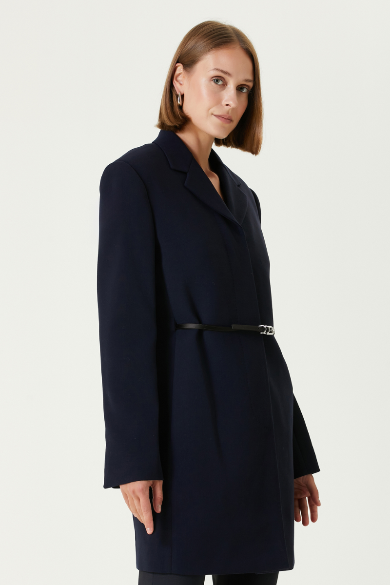 Givenchy Voyou Coat_Navy/Grey