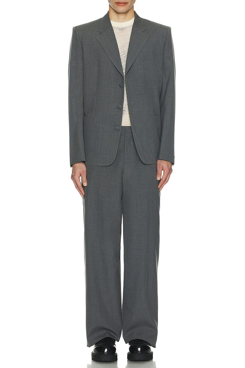 Givenchy Extra Wide Leg Trousers_Medium Grey