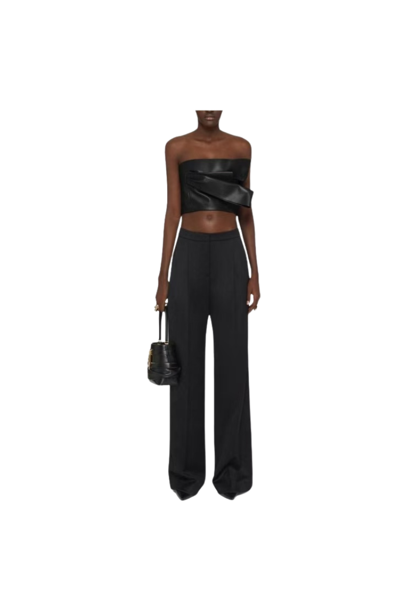 Givenchy Drapped Top Black BW61C261G9