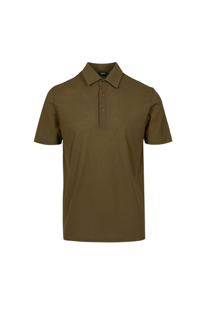 Herno Men Polo Jpl00115U-52005 Grass Green