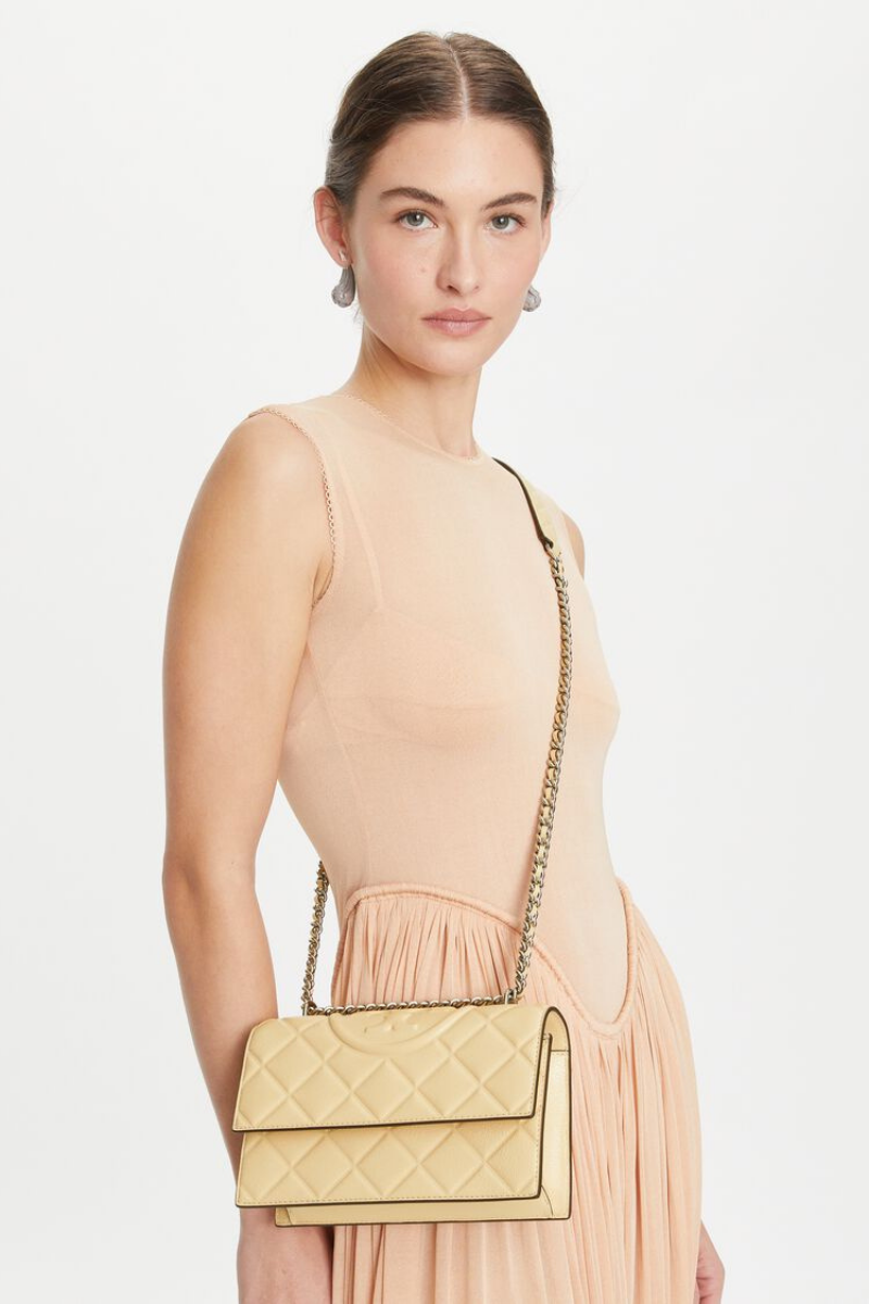 Tory Burch Fleming Convertible Shoulder Bag Vanilla Soft Serve 164799-700