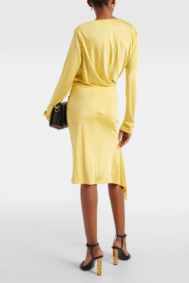 Givenchy Drapped Skirt_Banana