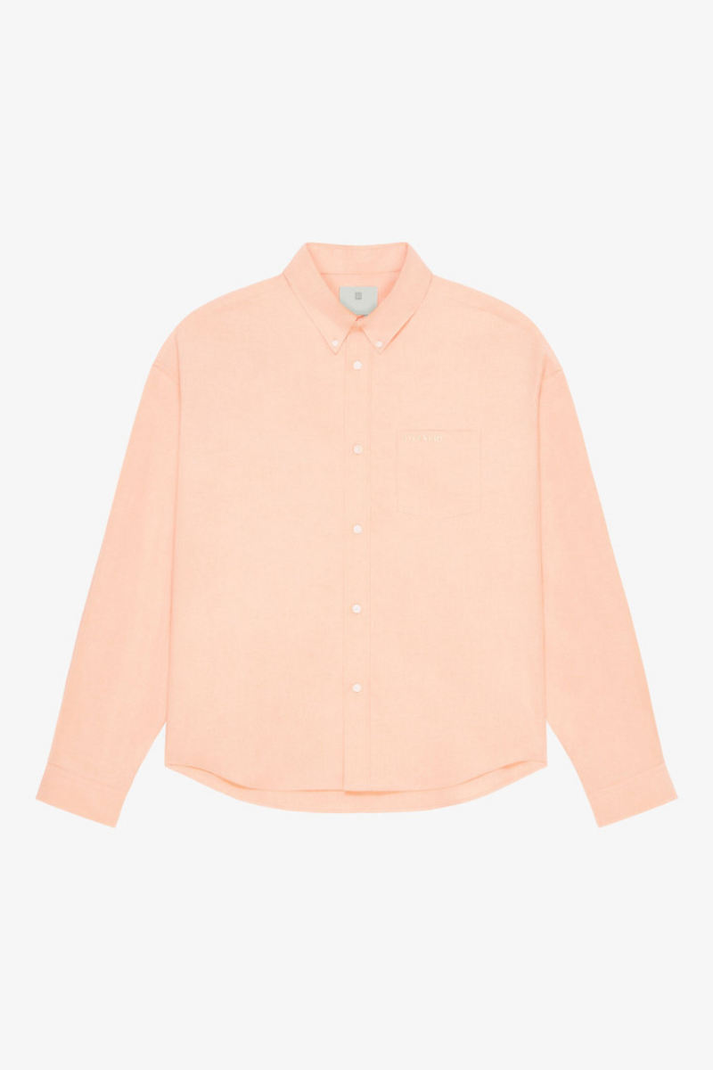 Givenchy Long Sleeves Shirt With Pocket_Powder