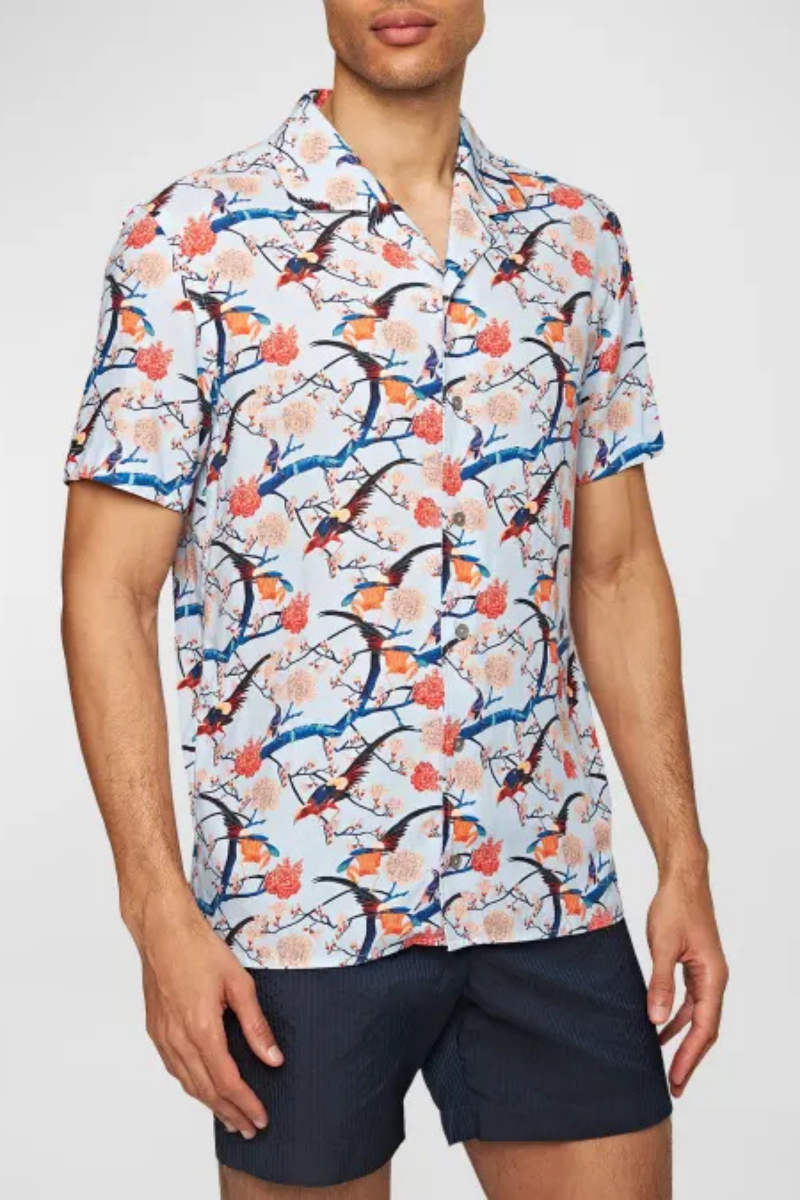 Orlebar Brown HIBBERT FLIGHT OF FANTASY-277938-LIGHT ISLAND SKY