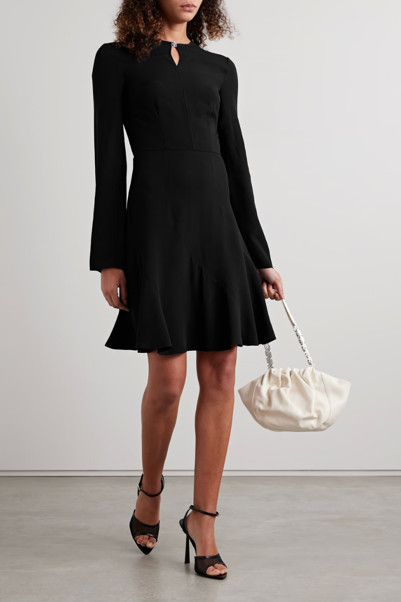 Givenchy Ruffled Dress_Black