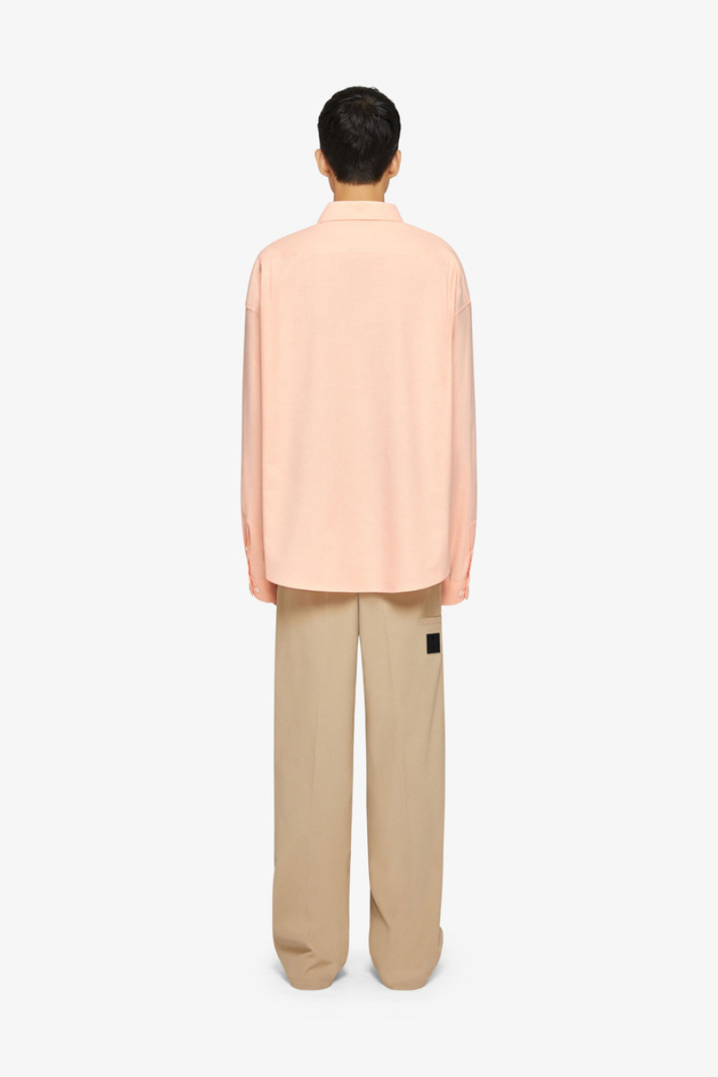 Givenchy Long Sleeves Shirt With Pocket_Powder
