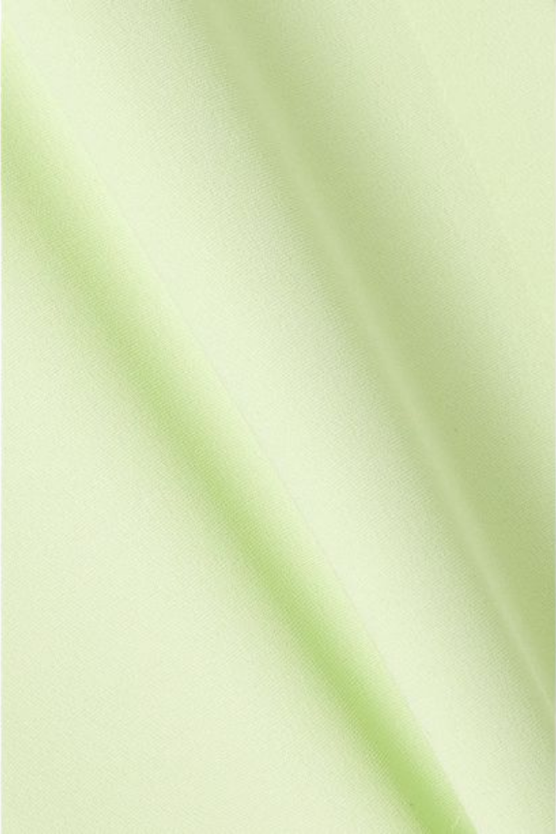Valentino Garavani Silk-Crepe Shirt Gown Yellow Mint 3B0VDGU51MM_ZKQ