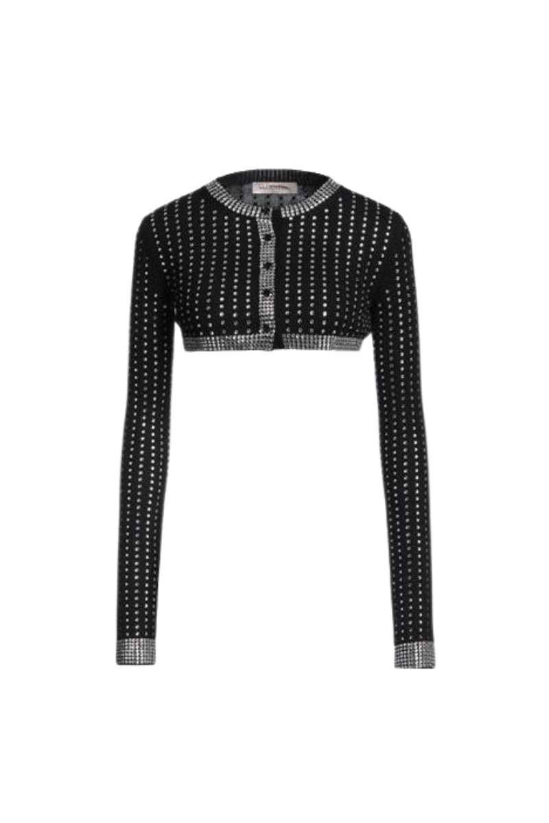 Valentino Garavani Shrug In Virgin Wool Nero 3B3KA05U82F_0NO