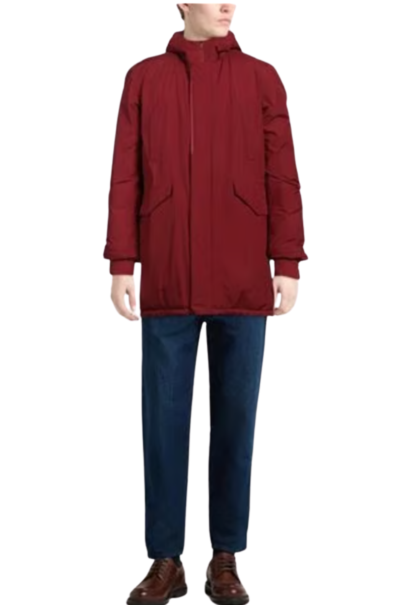 Herno Men's Puffer Jacket in Bright Red