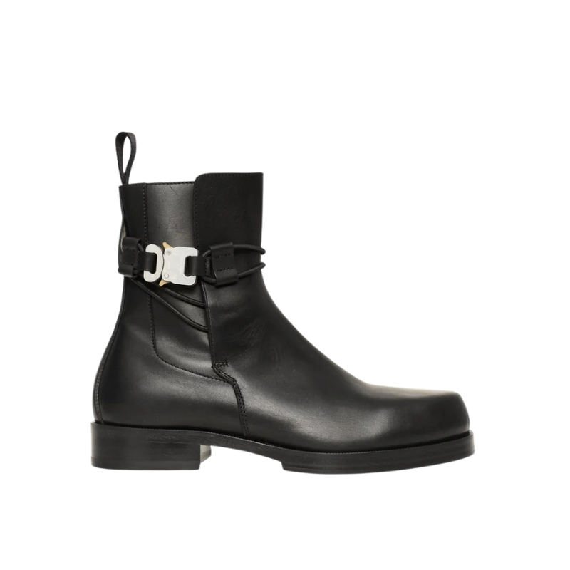 Unisex | 1017 ALYX 9SM Low Buckle Leather Boot Black