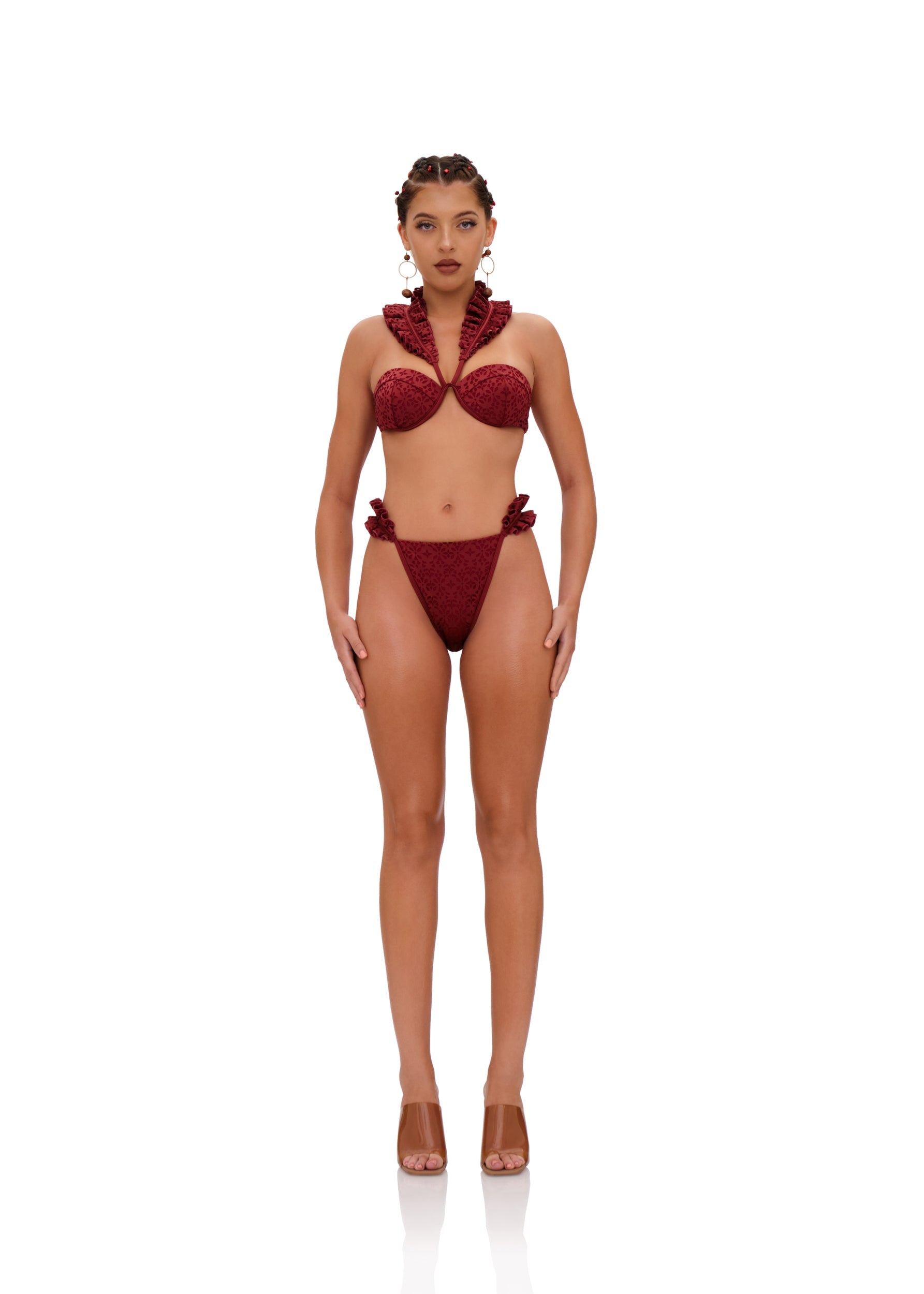 MULAN BIKINI BOTTOM - WINE