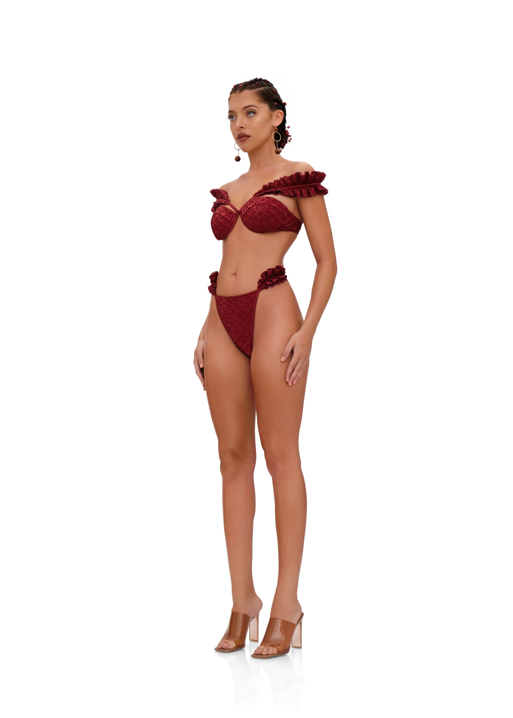 MULAN BIKINI BOTTOM - WINE