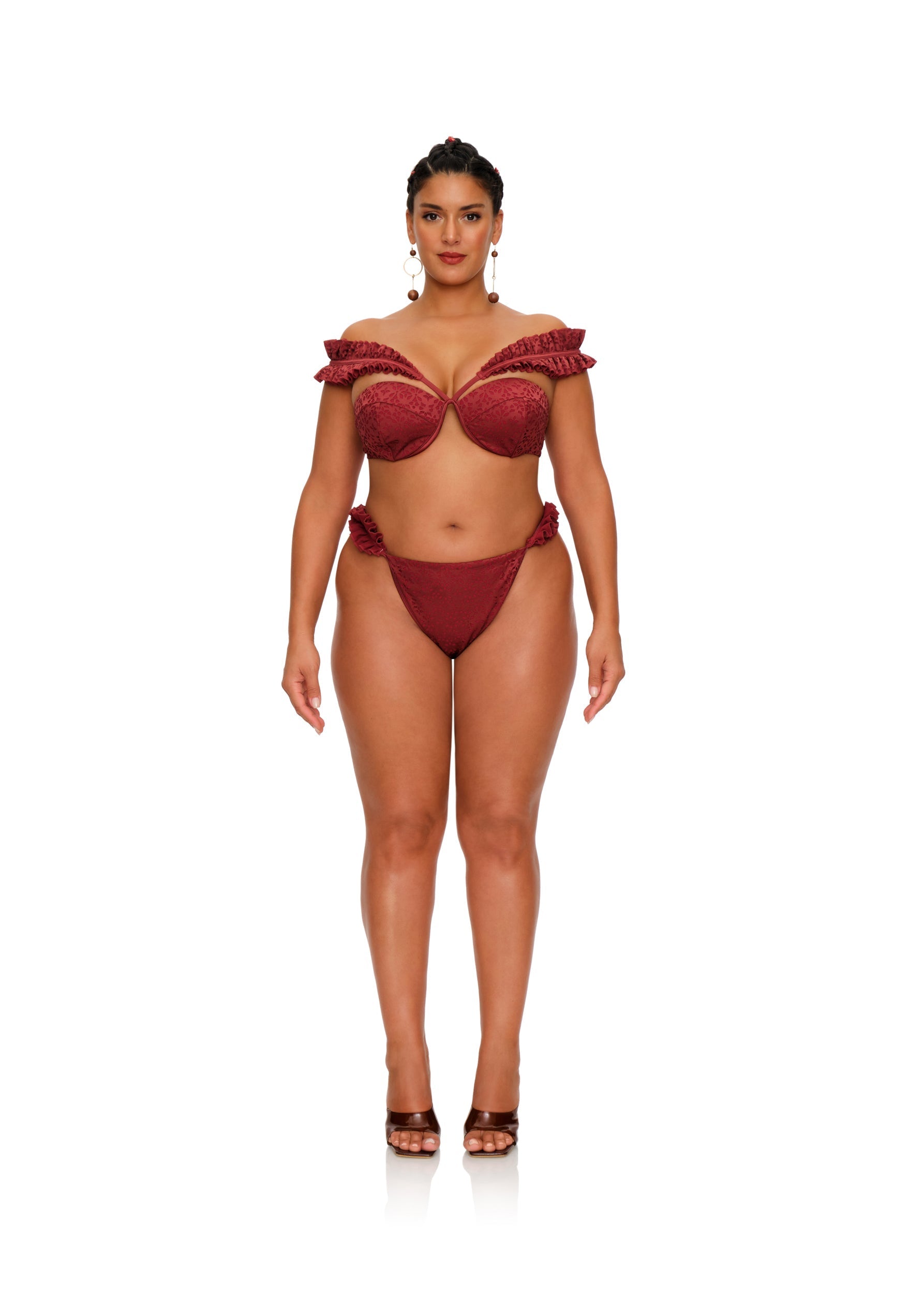 MULAN BIKINI BOTTOM - WINE