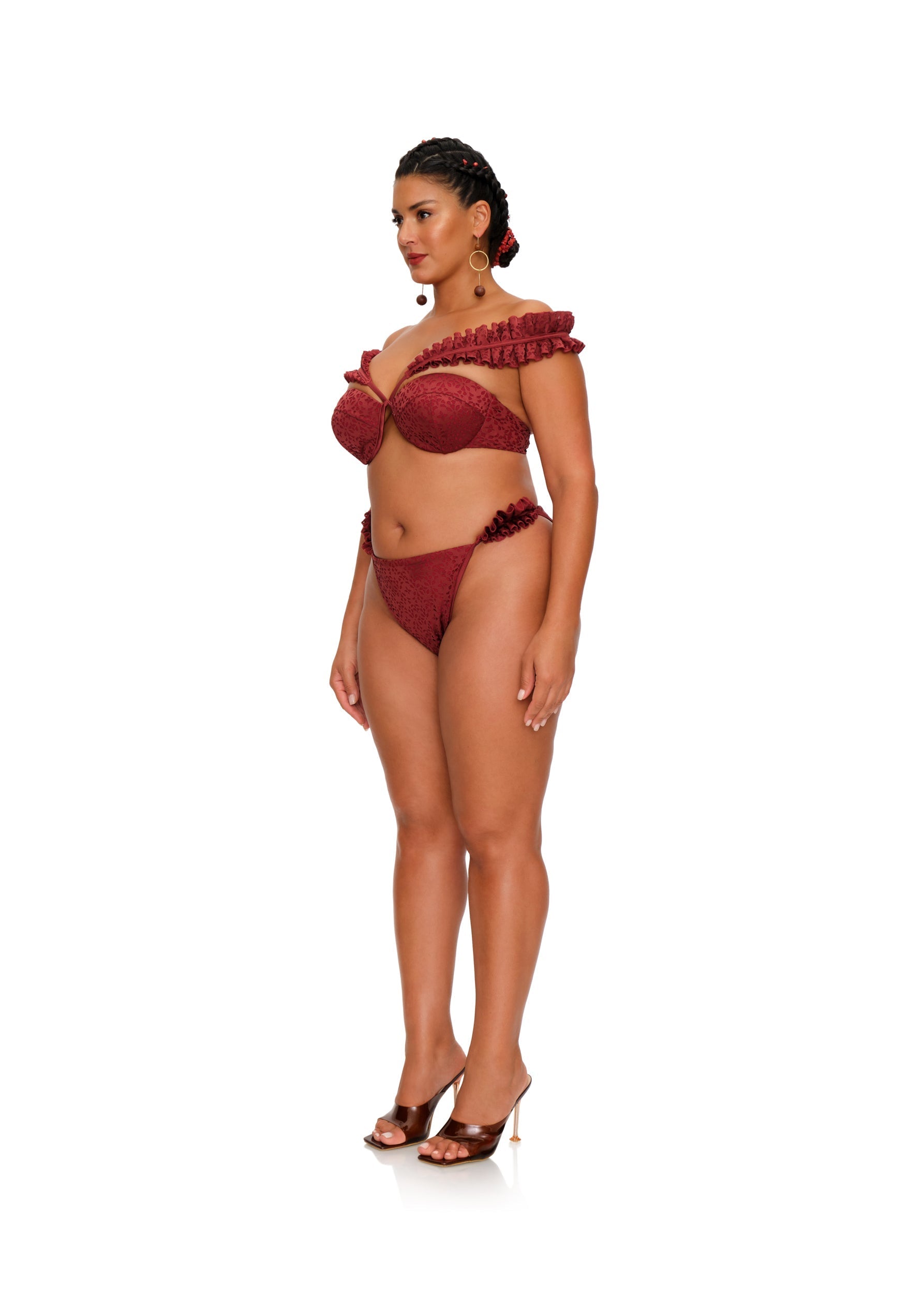 MULAN BIKINI BOTTOM - WINE