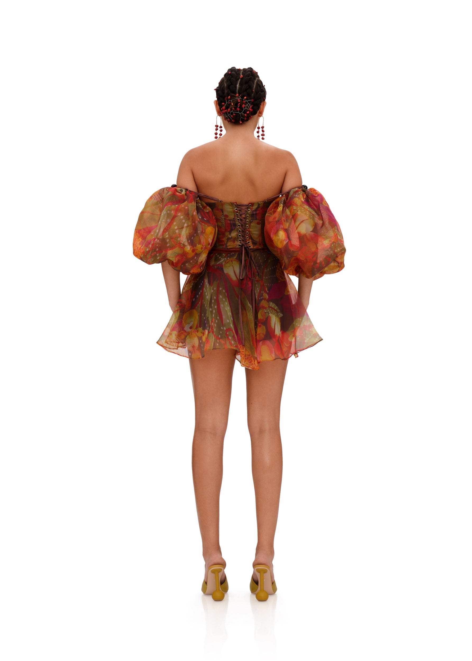 OMMA CROP TOP - KOLA PRINT