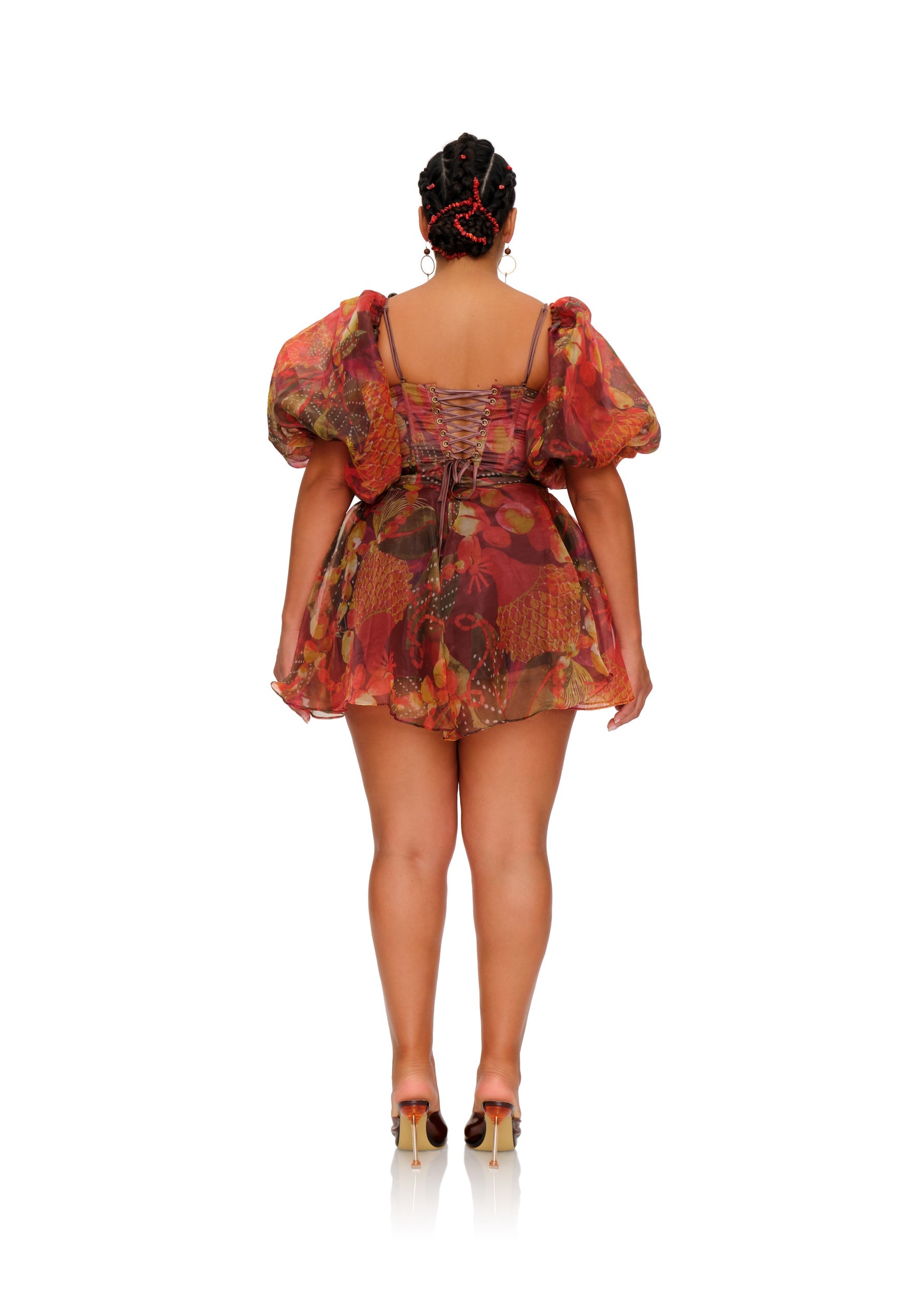 OMMA CROP TOP - KOLA PRINT