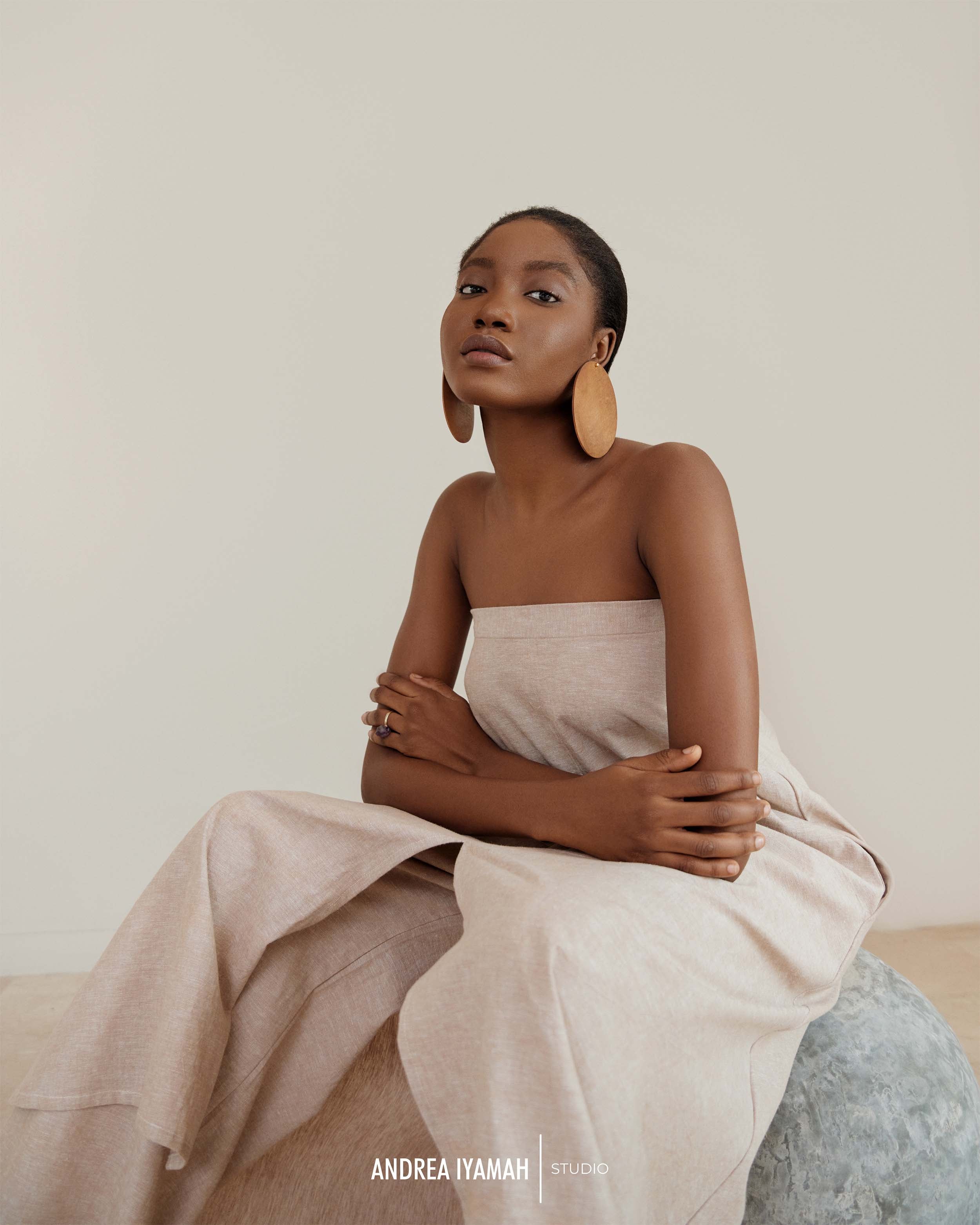 MANTU BEIGE HIGH WAIST PANTS