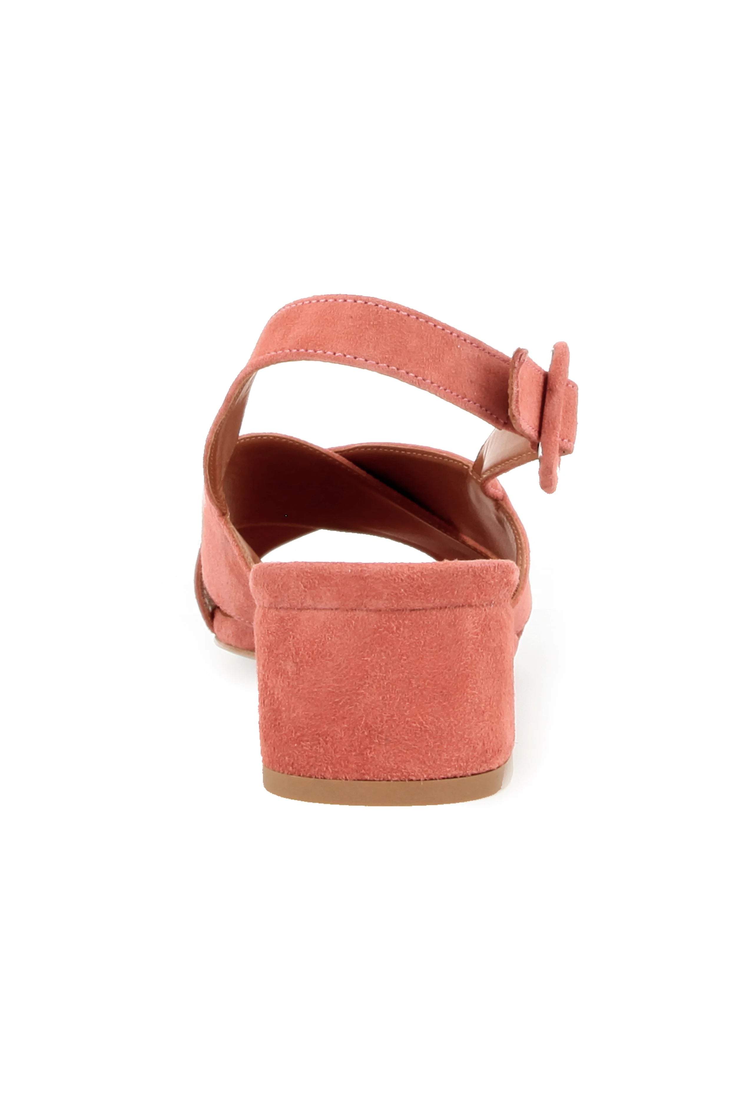 BY FAR Anelia Pink Suede Sandals