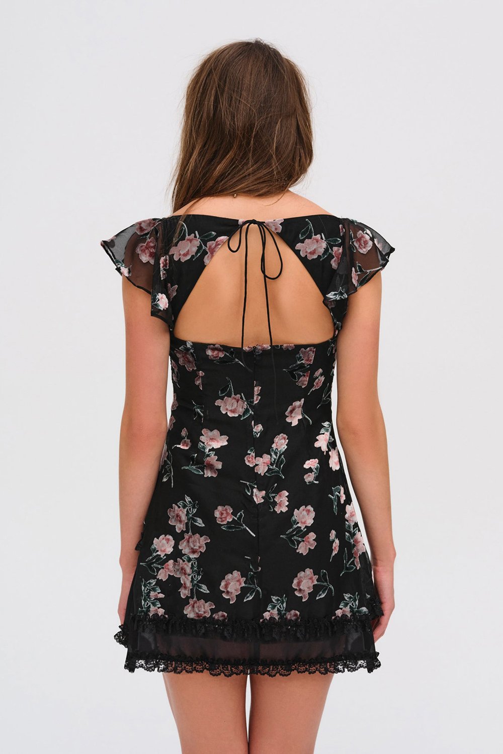 For Love & Lemons Aigrette Mini Dress