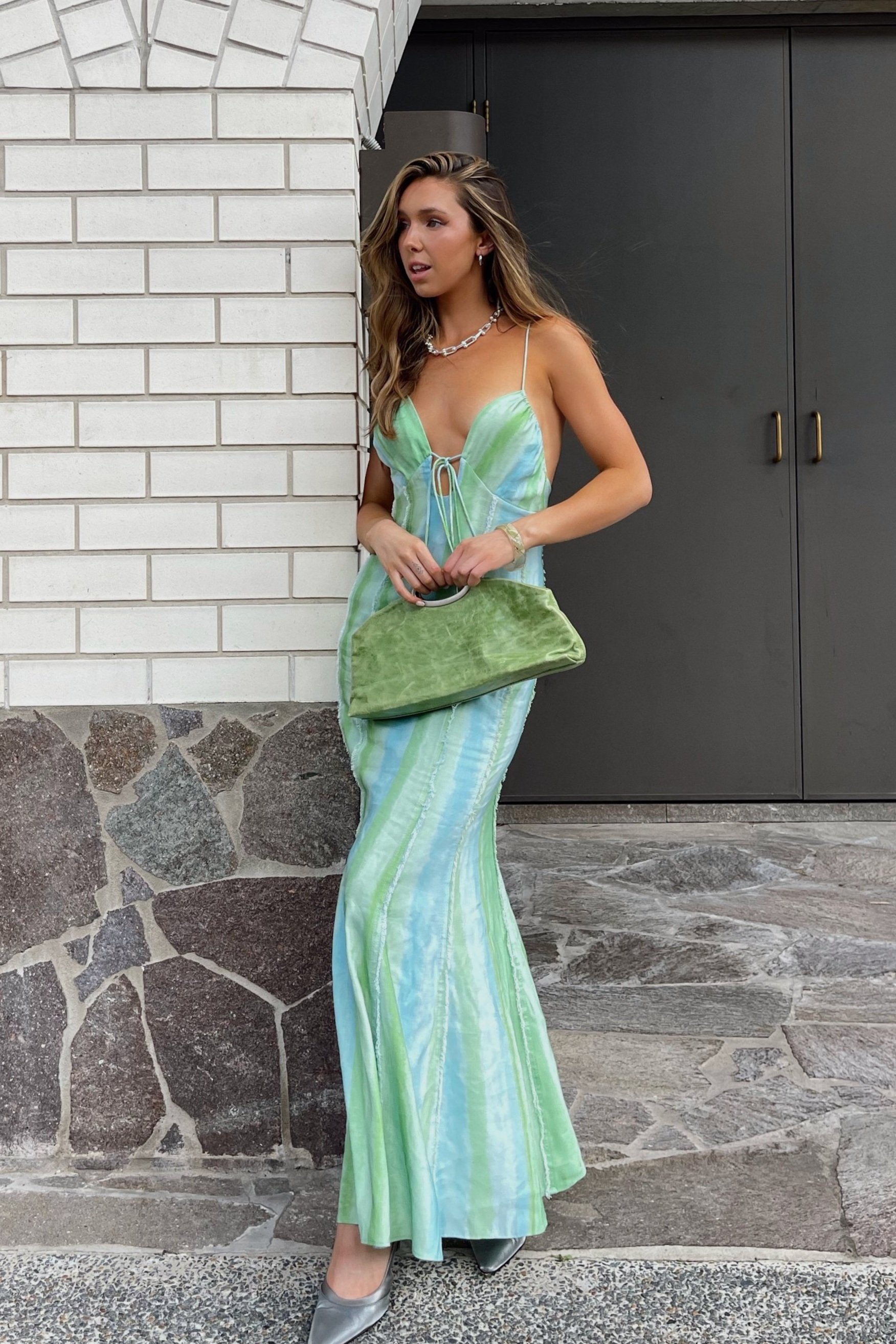 @siennaespie in Significant Other Aleksandra Midi Dress