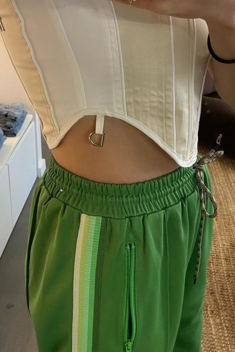 House of Sunny All Star Tracksuit Pant - Perfect Green