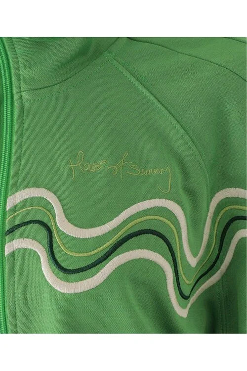 House of Sunny All Star Tracksuit Top - Perfect Green