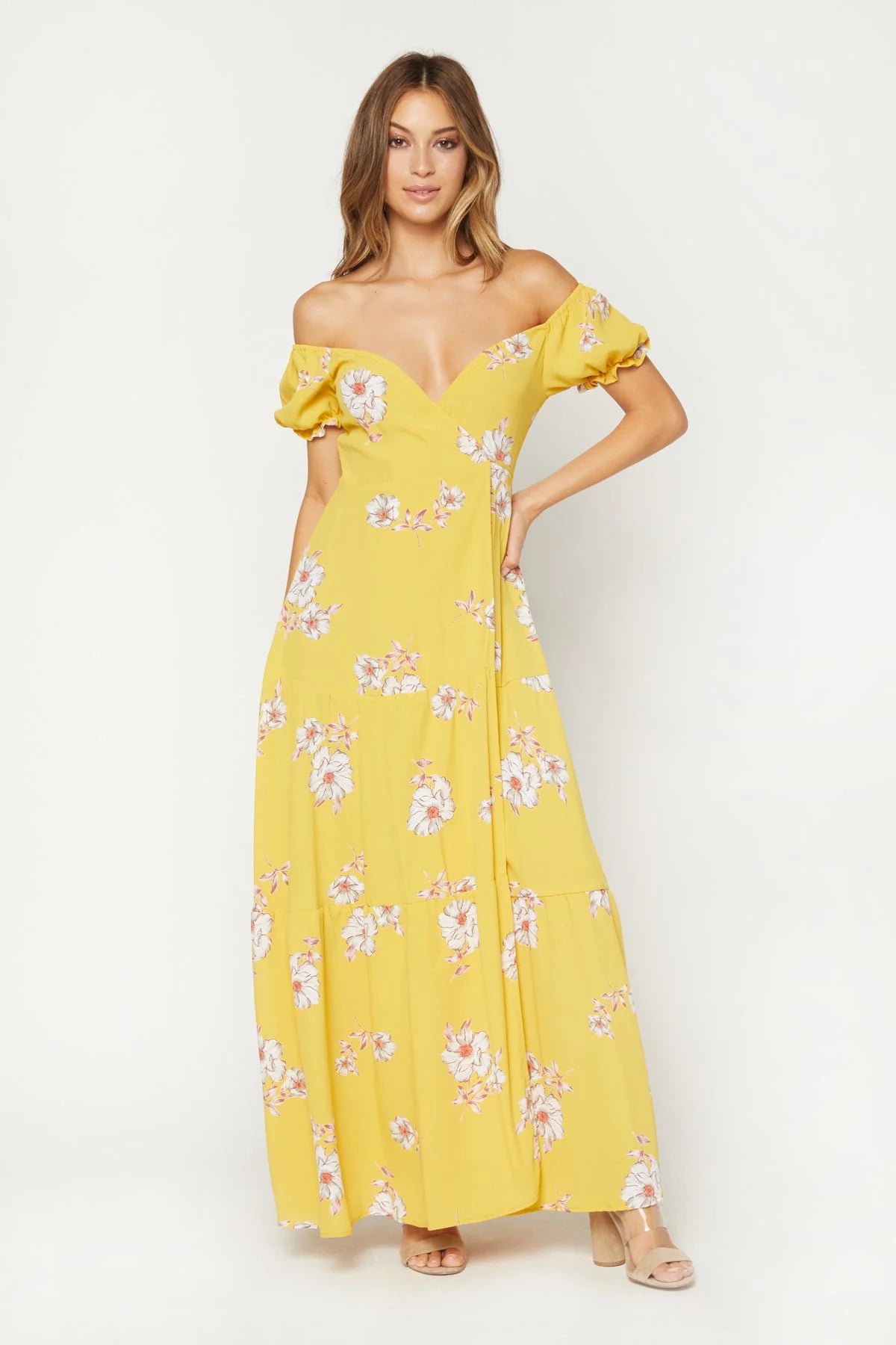 Flynn Skye Annabelle Wrap Maxi Dress
