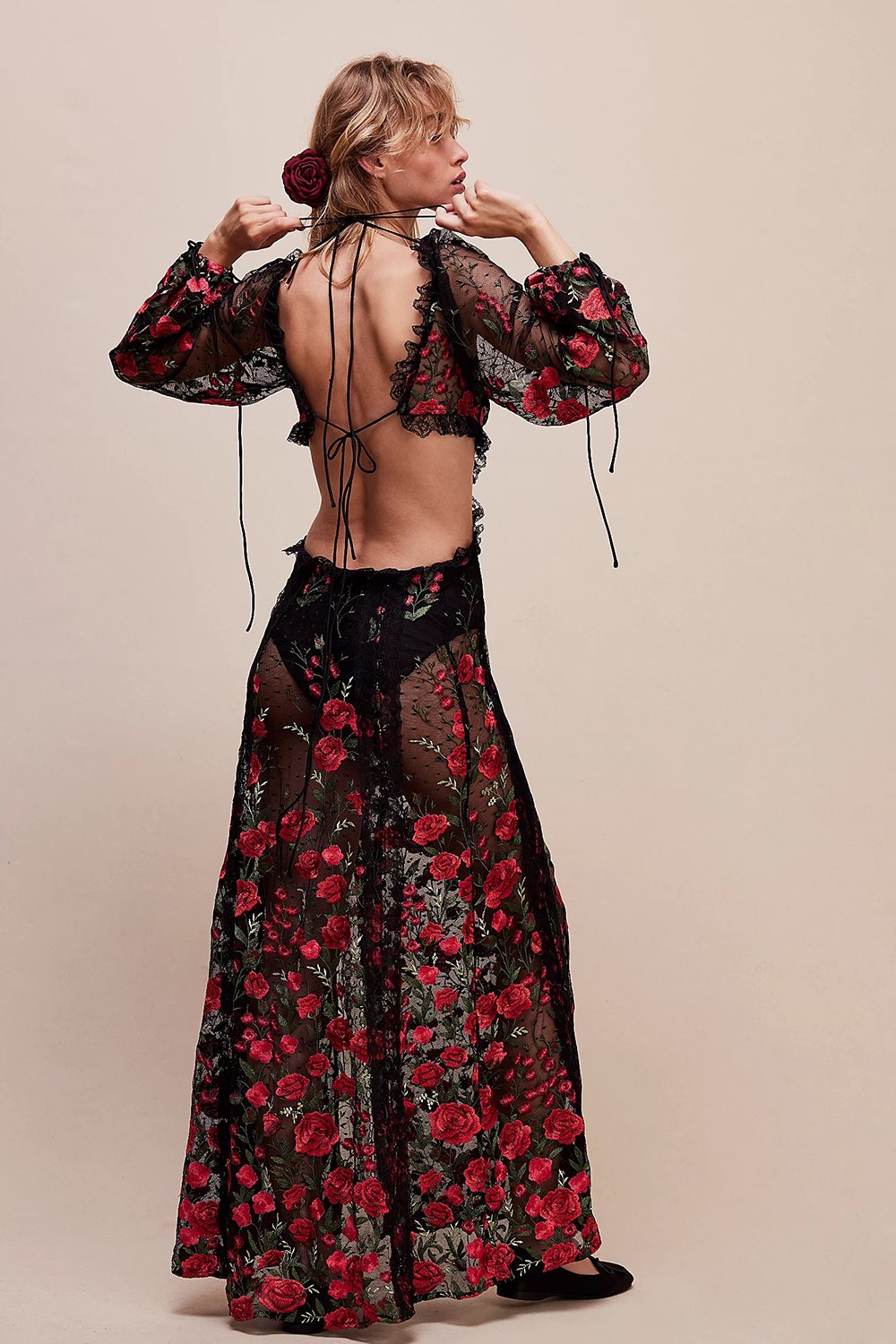 For Love & Lemons Araceli Maxi Dress
