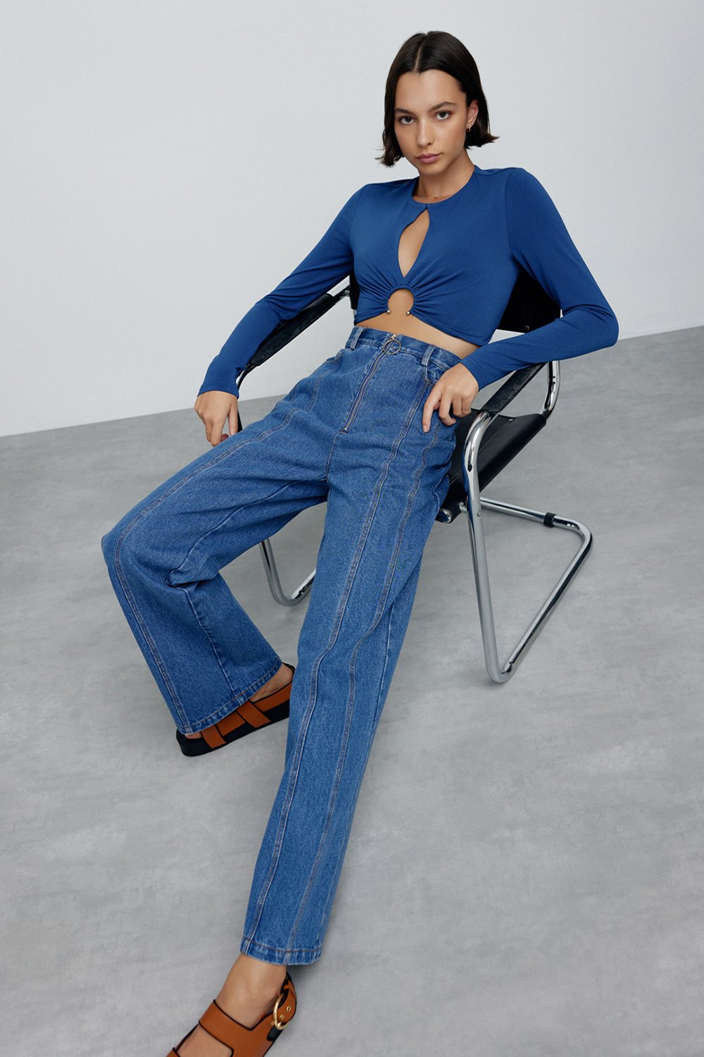 Significant Other Audrey Top - Indigo