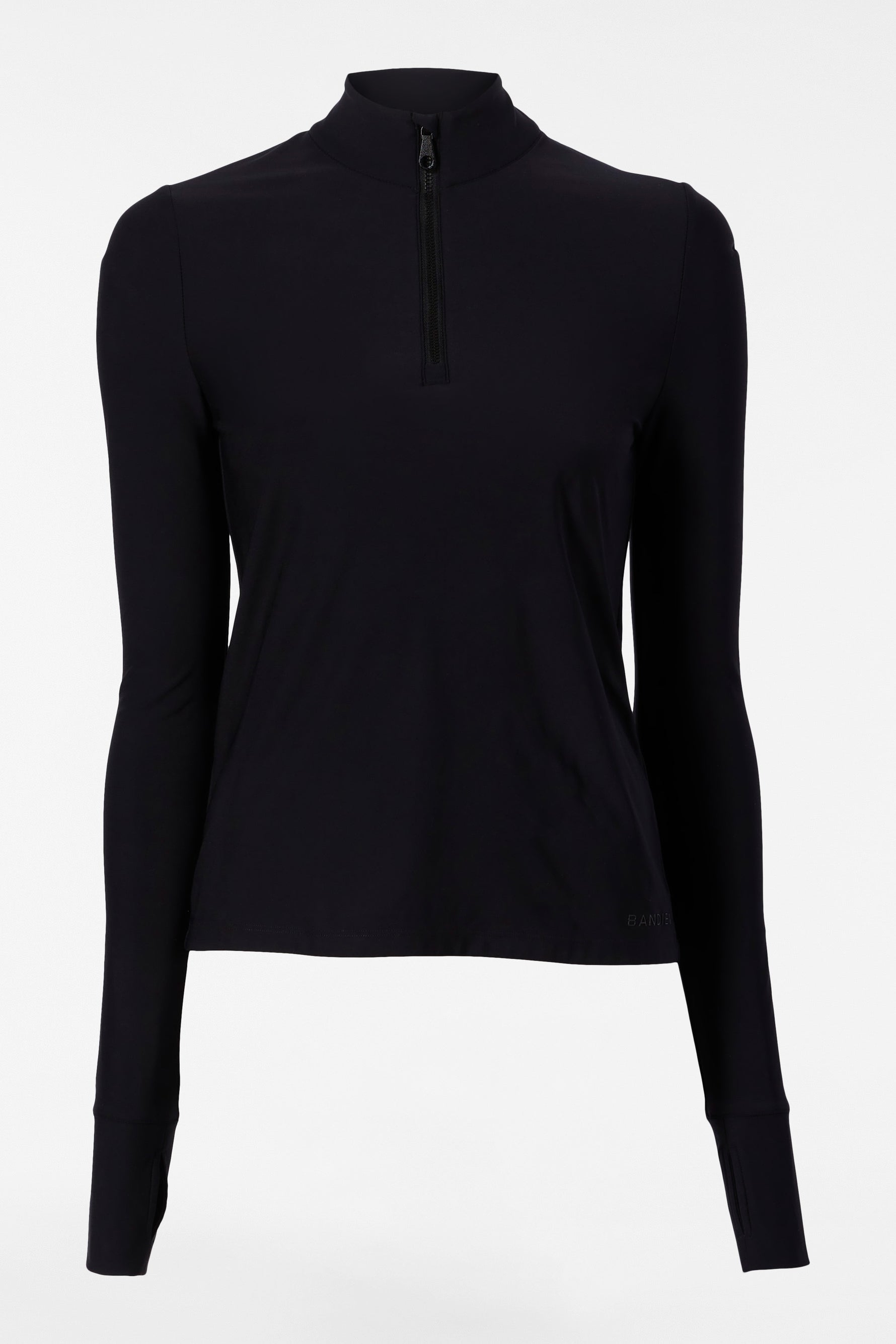 Pro Fleece 1/4 Zip Long Sleeve Top - Black