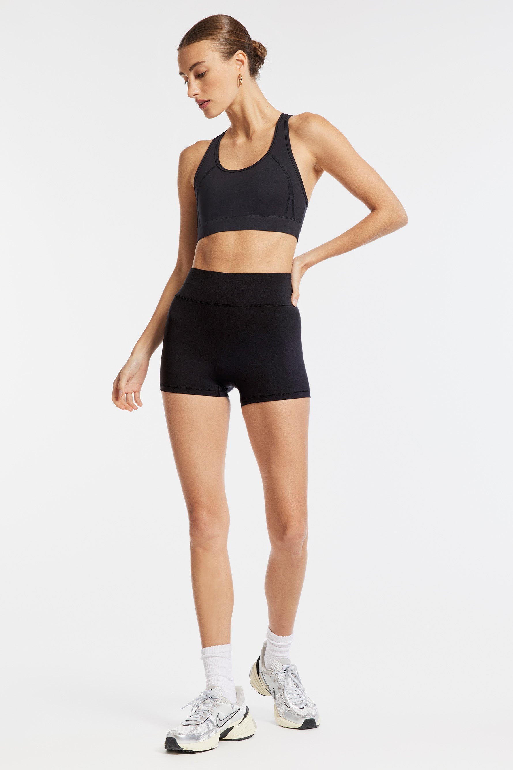 Center Stage 3in Biker Short - Black