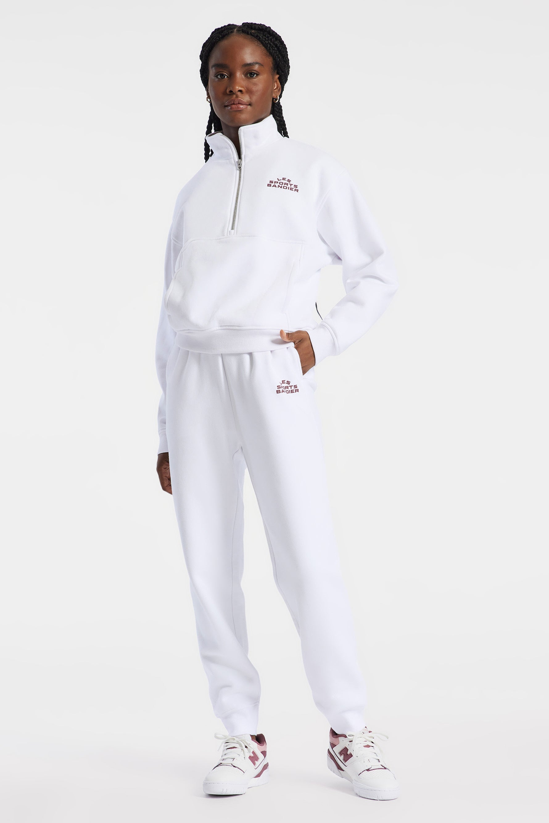 Les Sports Bandier Jogger - White/Cordovan