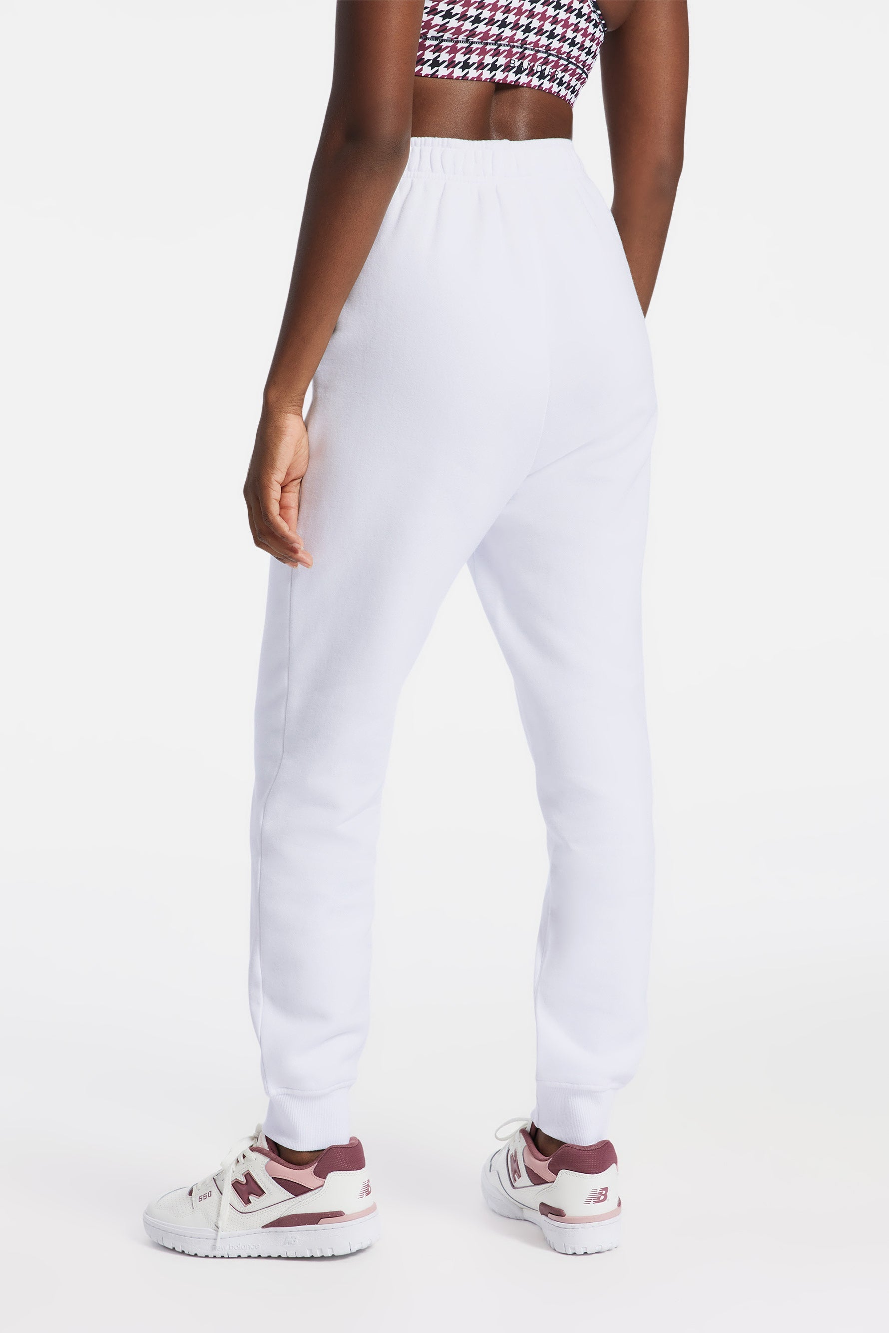 Les Sports Bandier Jogger - White/Cordovan