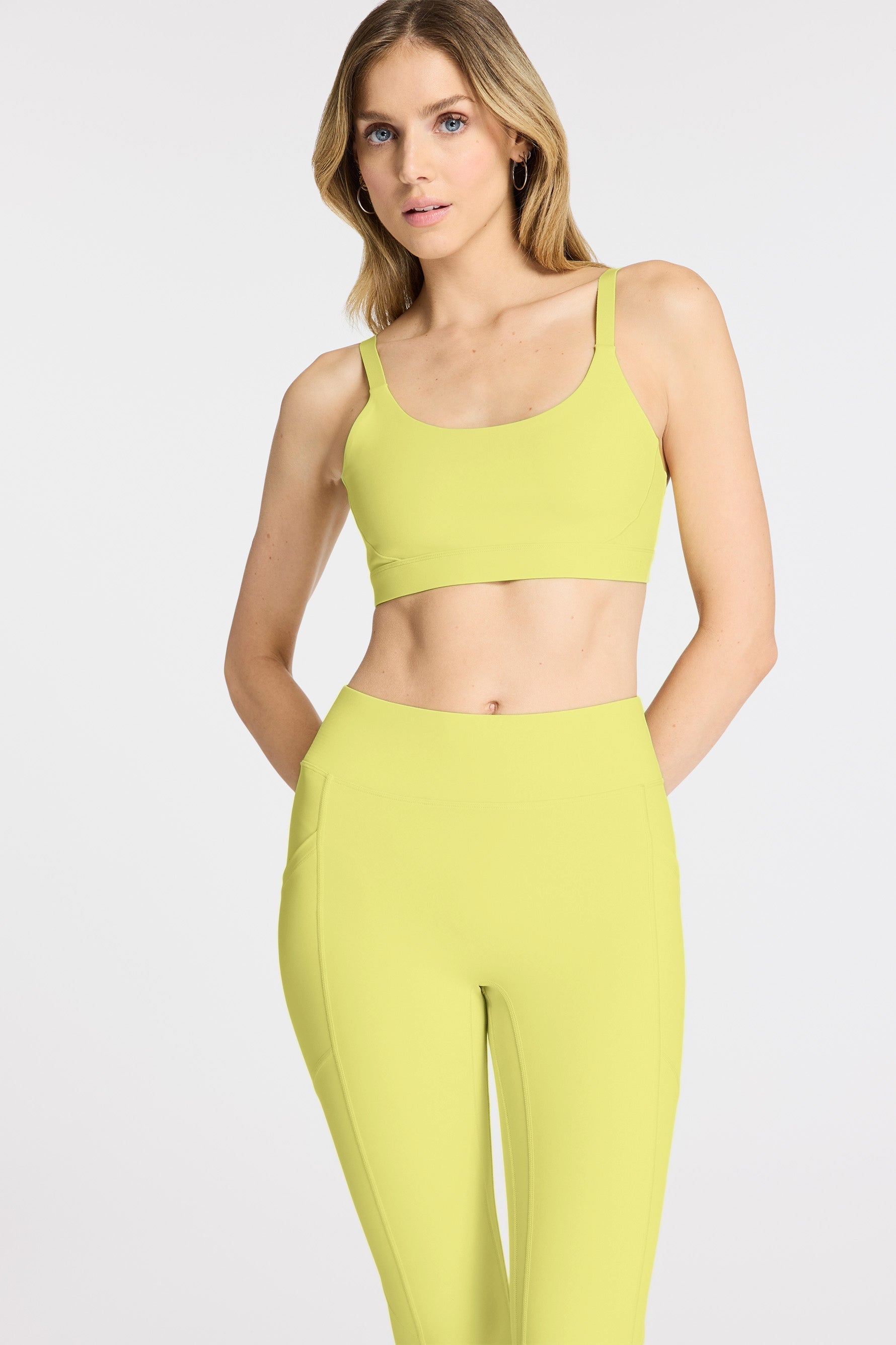 Flow Low Impact Bra - Sunny Lime