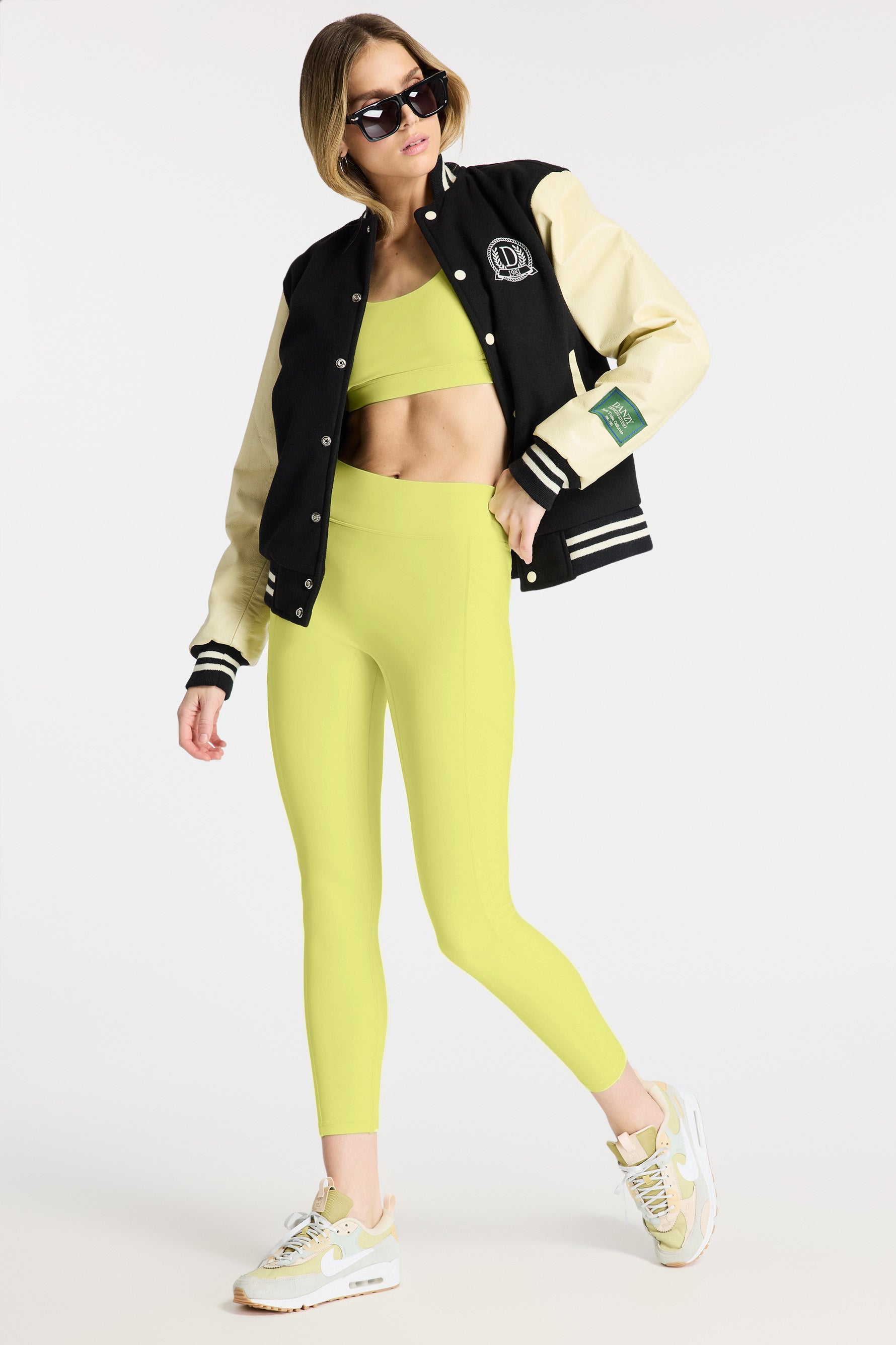 Flow Low Impact Bra - Sunny Lime