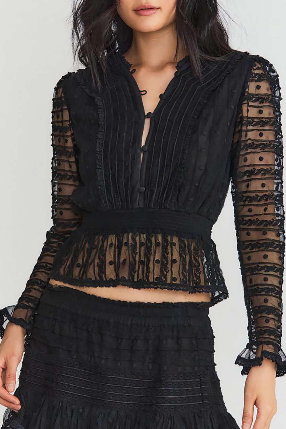 LoveShackFancy Baine Top