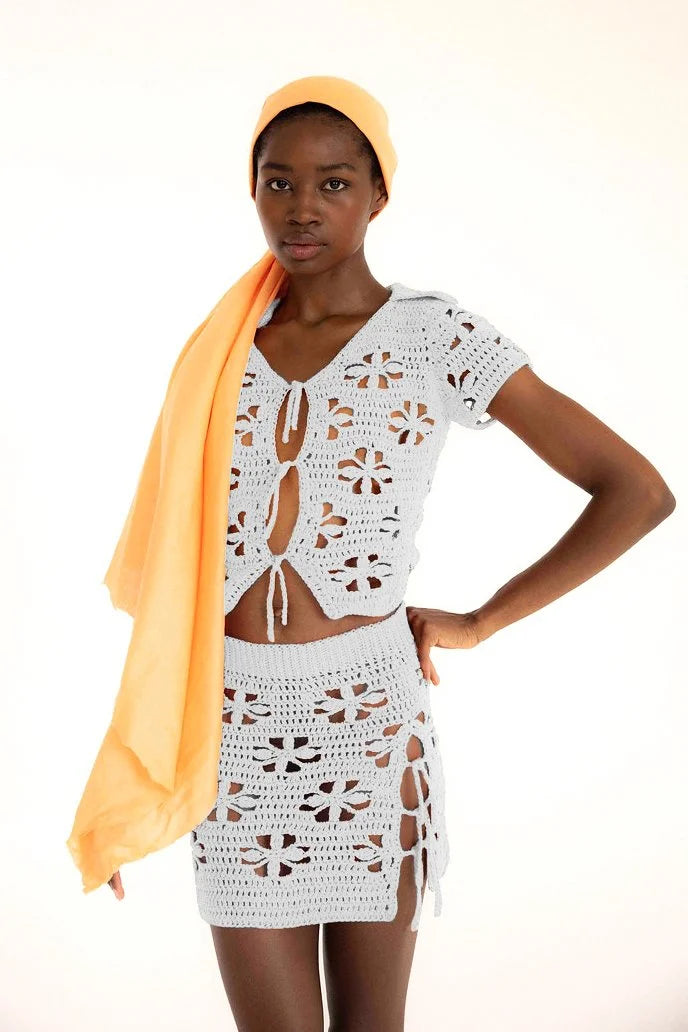 Tach Clothing Cat Crochet Skirt