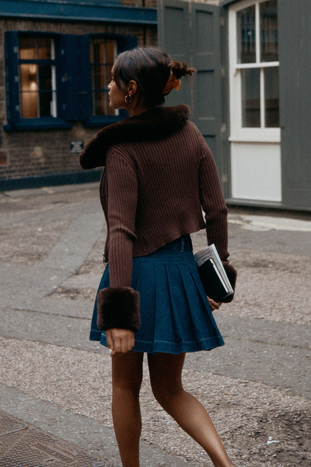 House of Sunny Fade Pleat Skirt